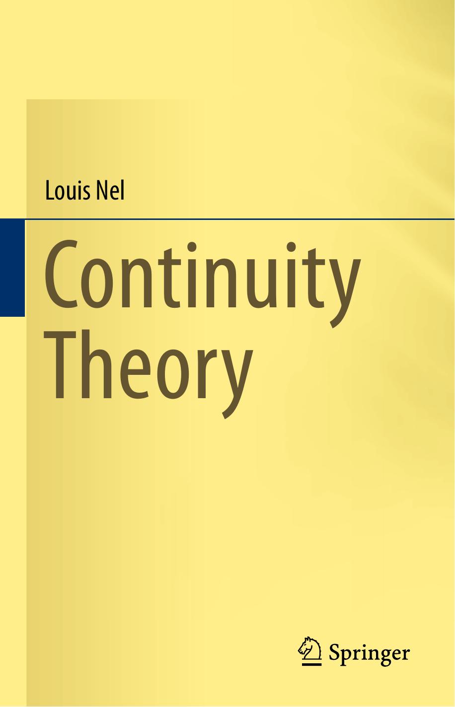 Continuity Theory by Louis Nel