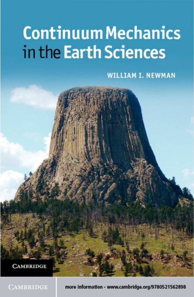 Continuum mechanics in the earth sciences by William I Newman