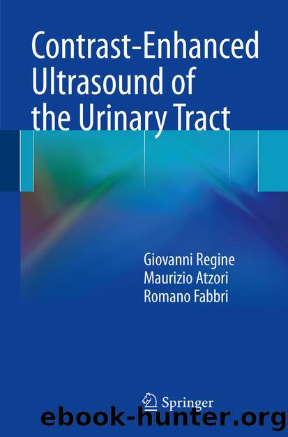 Contrast-Enhanced Ultrasound of the Urinary Tract by Giovanni Regine Maurizio Atzori & Romano Fabbri