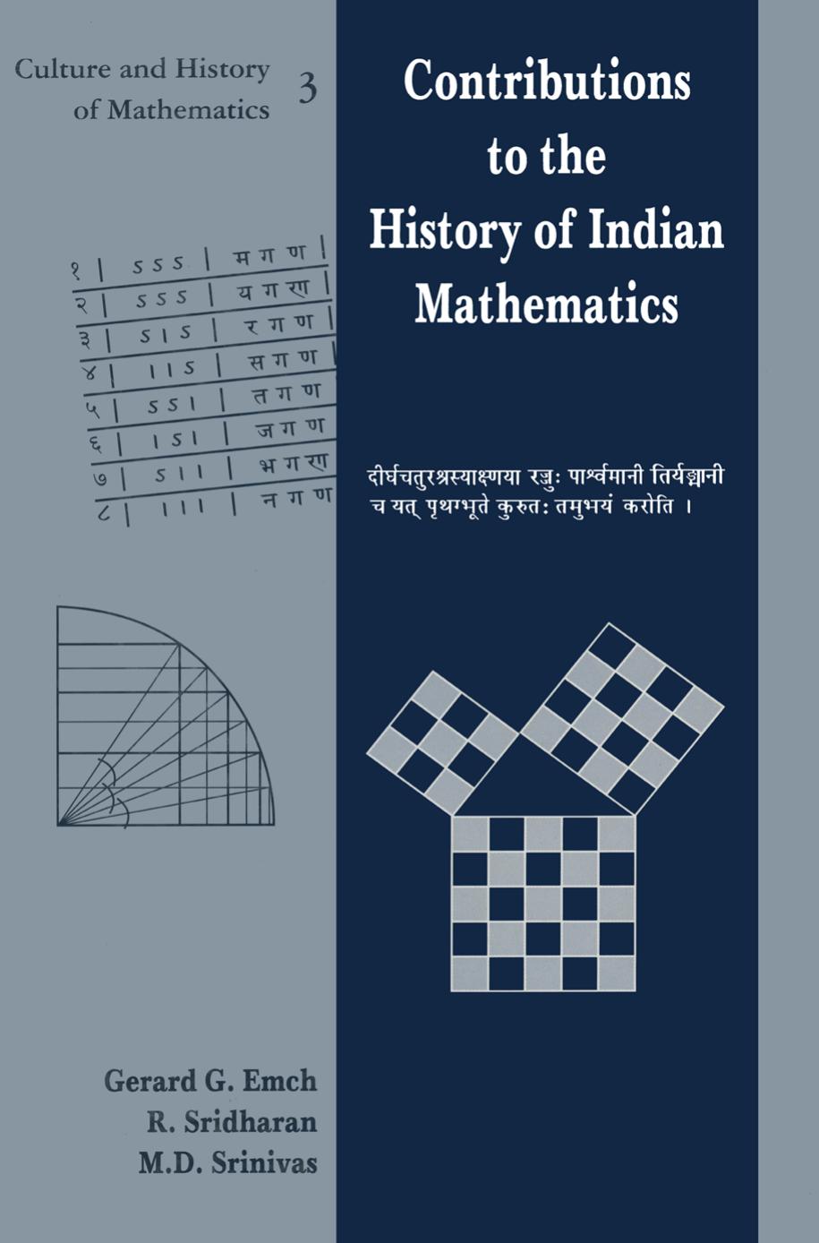 Contributions to the History of Indian Mathematics by Unknow