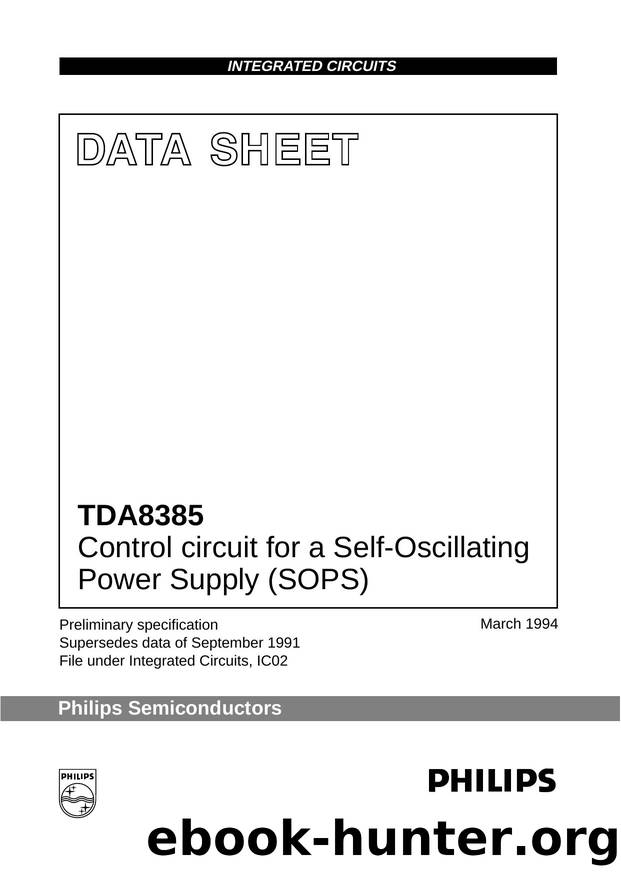 Control circuit for a Self-Oscillating Power Supply (SOPS) by Philips Semiconductors