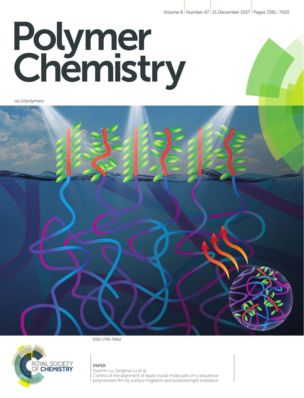 Control of the alignment of liquid crystal molecules on a sequence-polymerized film by surface migration and polarized light irradiation by Feng Cai Feng Zheng Xuemin Lu Qinghua Lu