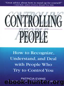 Controlling People by Patricia Evans