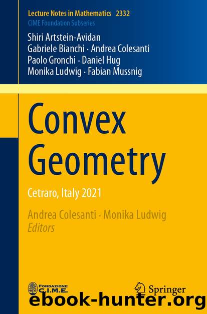 Convex Geometry by unknow
