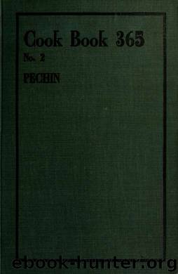 Cook book 365, no. 2 by Pechin Mary Shelley