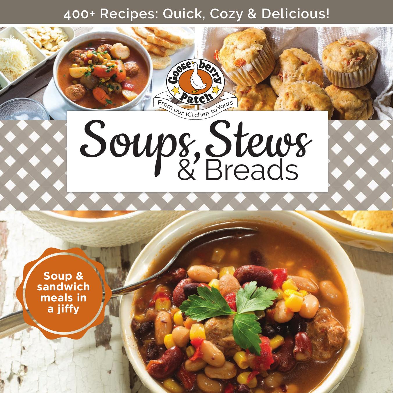 Cookbook - Soups, Stews & Breads (Everyday Cookbook Collection) by Cookbook