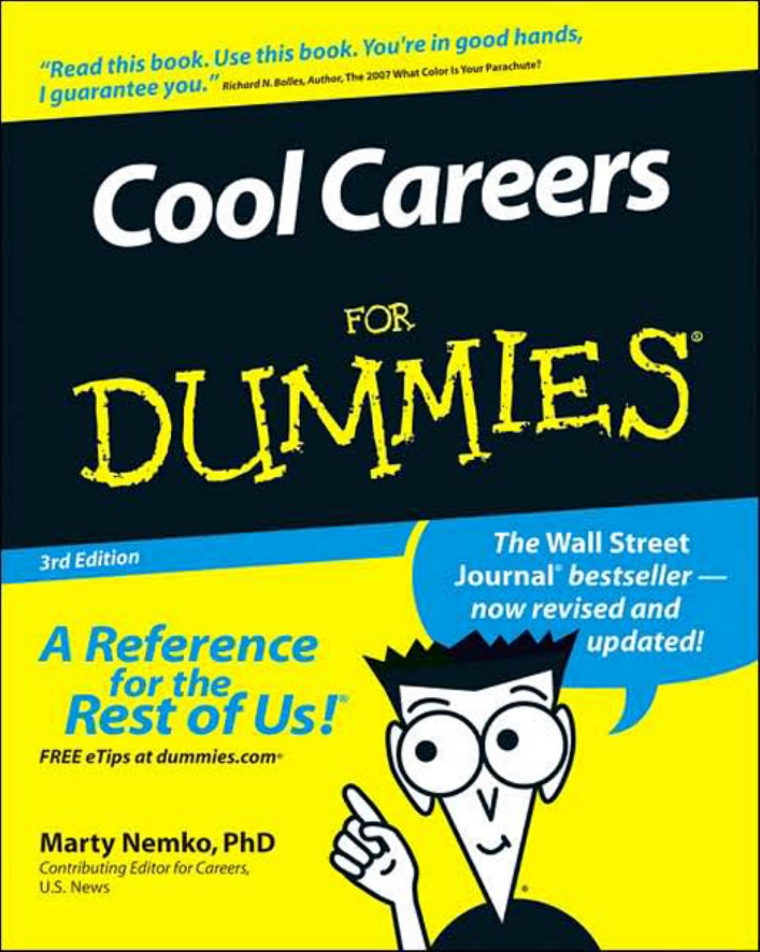 Cool Careers for Dummies by Marty Nemko PhD Richard N. Bolles