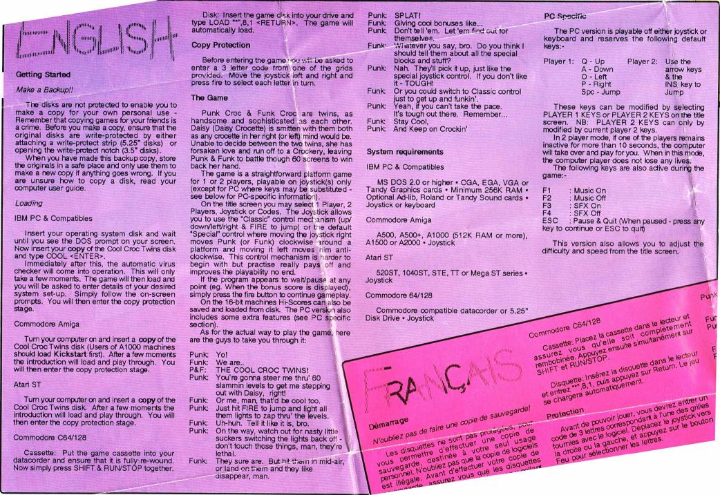 Cool Croc Twins, The (1992) by Unknown