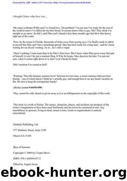 Cooper Davis by Boys of Summer