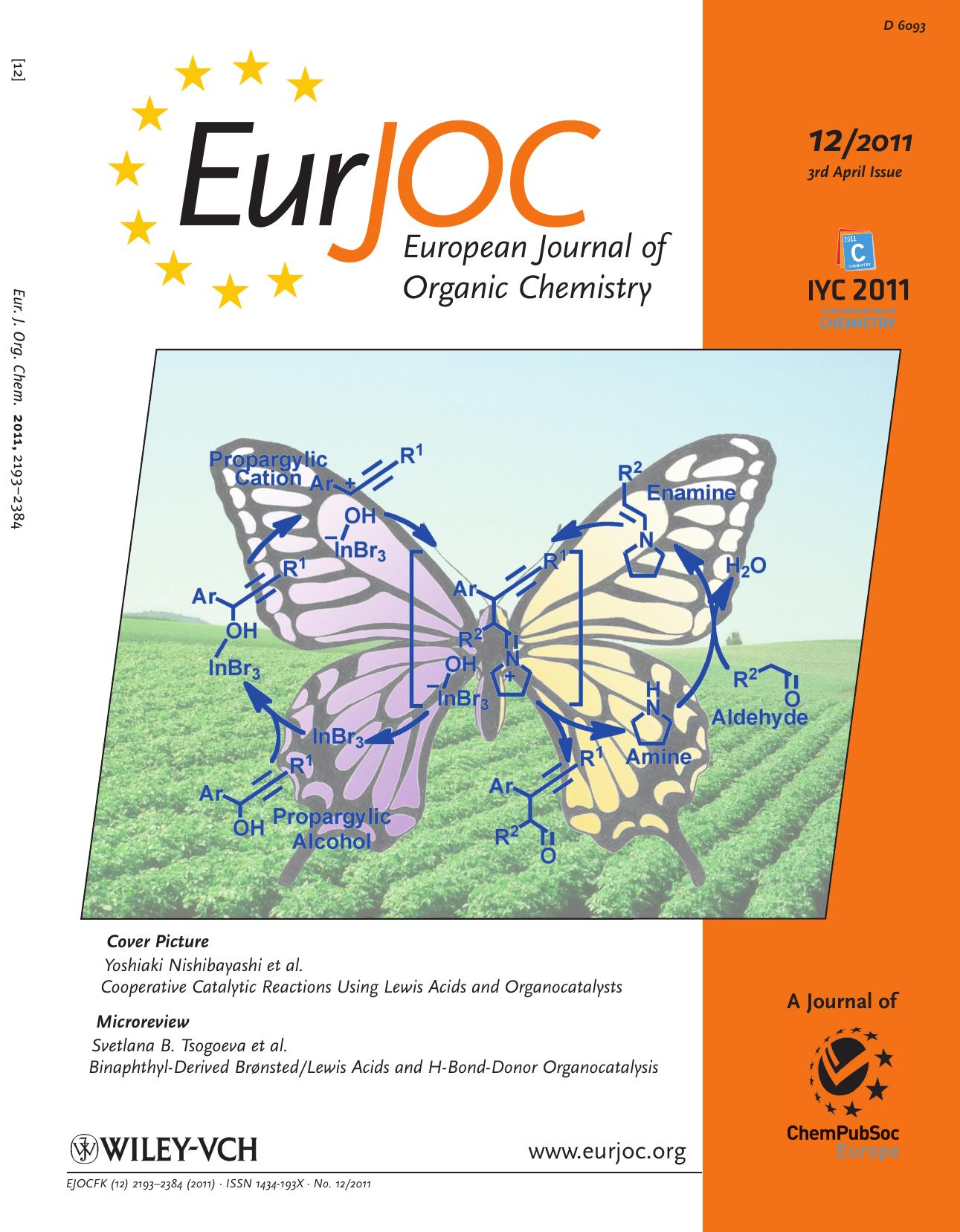 Cooperative Catalytic Reactions Using Lewis Acids and Organocatalysts: Enantioselective Propargylic Alkylation of Propargylic Alcohols Bearing an Internal Alkyne with Aldehydes (Eu by Unknown