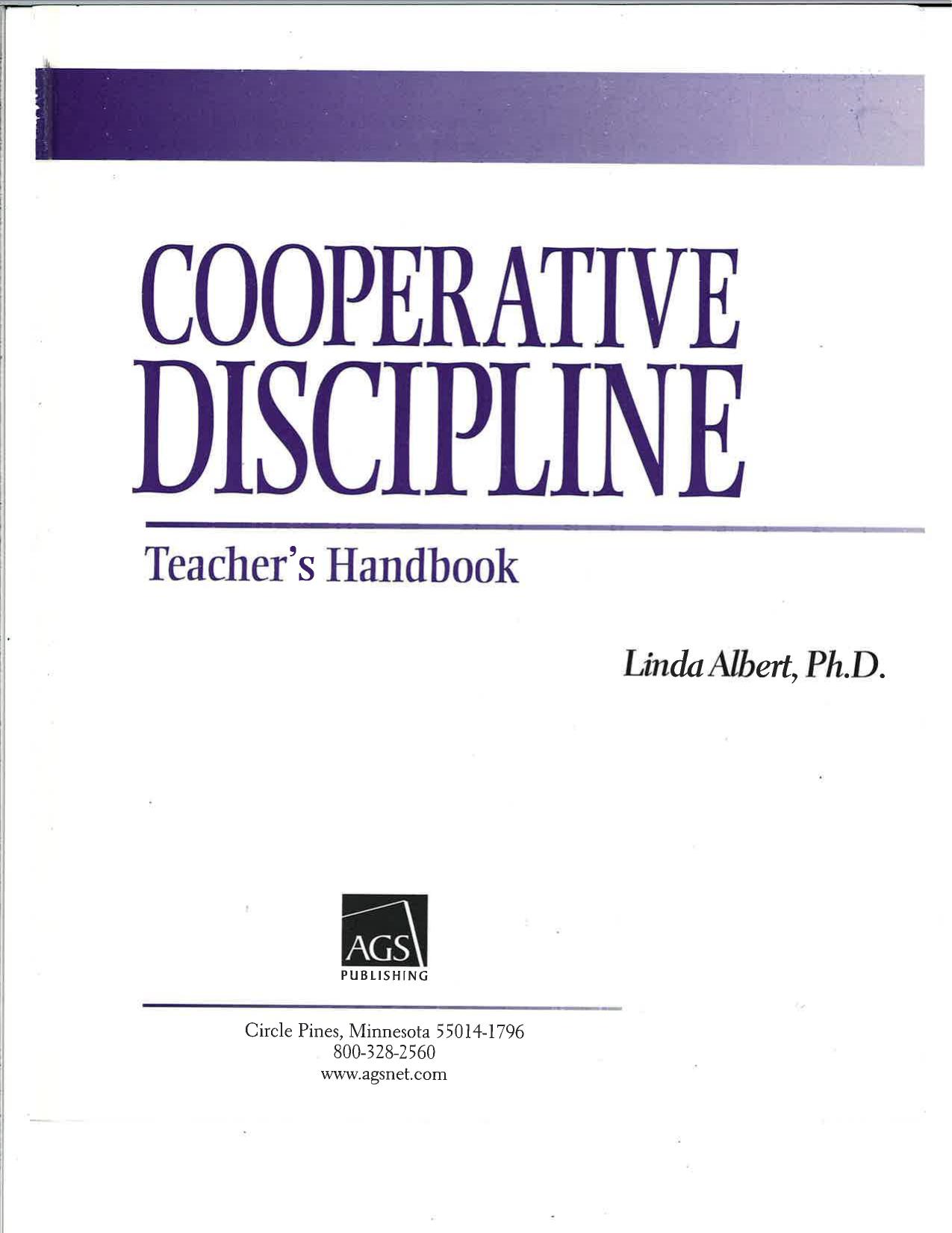 Cooperative Discipline by Linda Albert