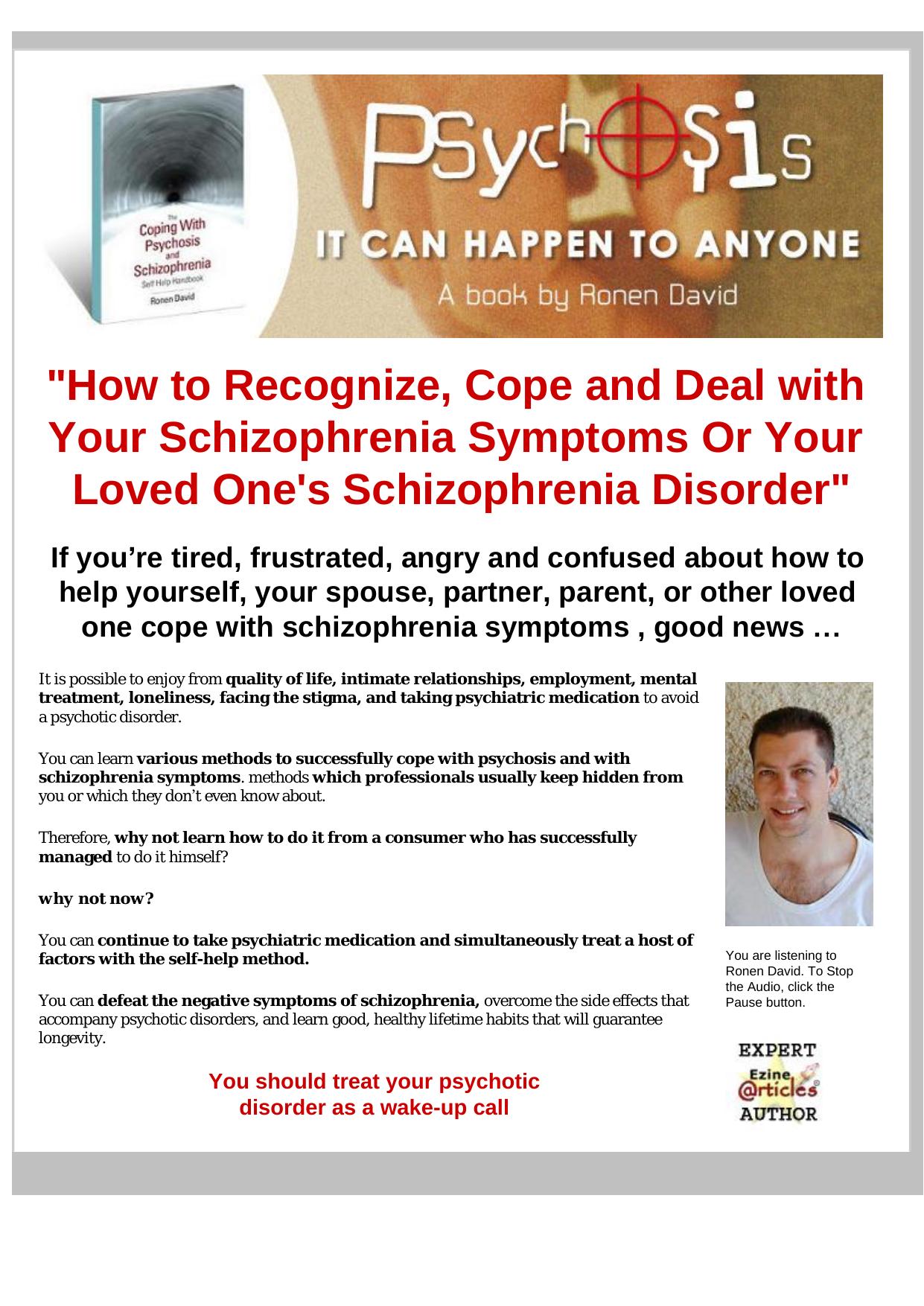 Coping With Psychosis And Schizophrenia Package. by Best of Kuszter's Collection