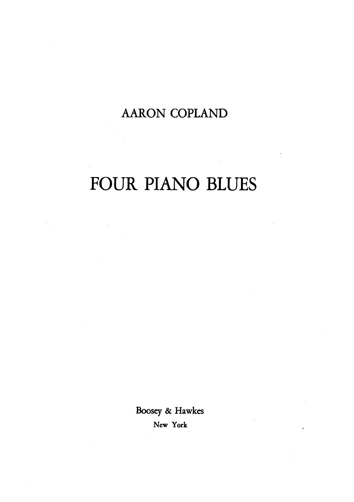 Copland - Four Piano Blues B.pdf by root