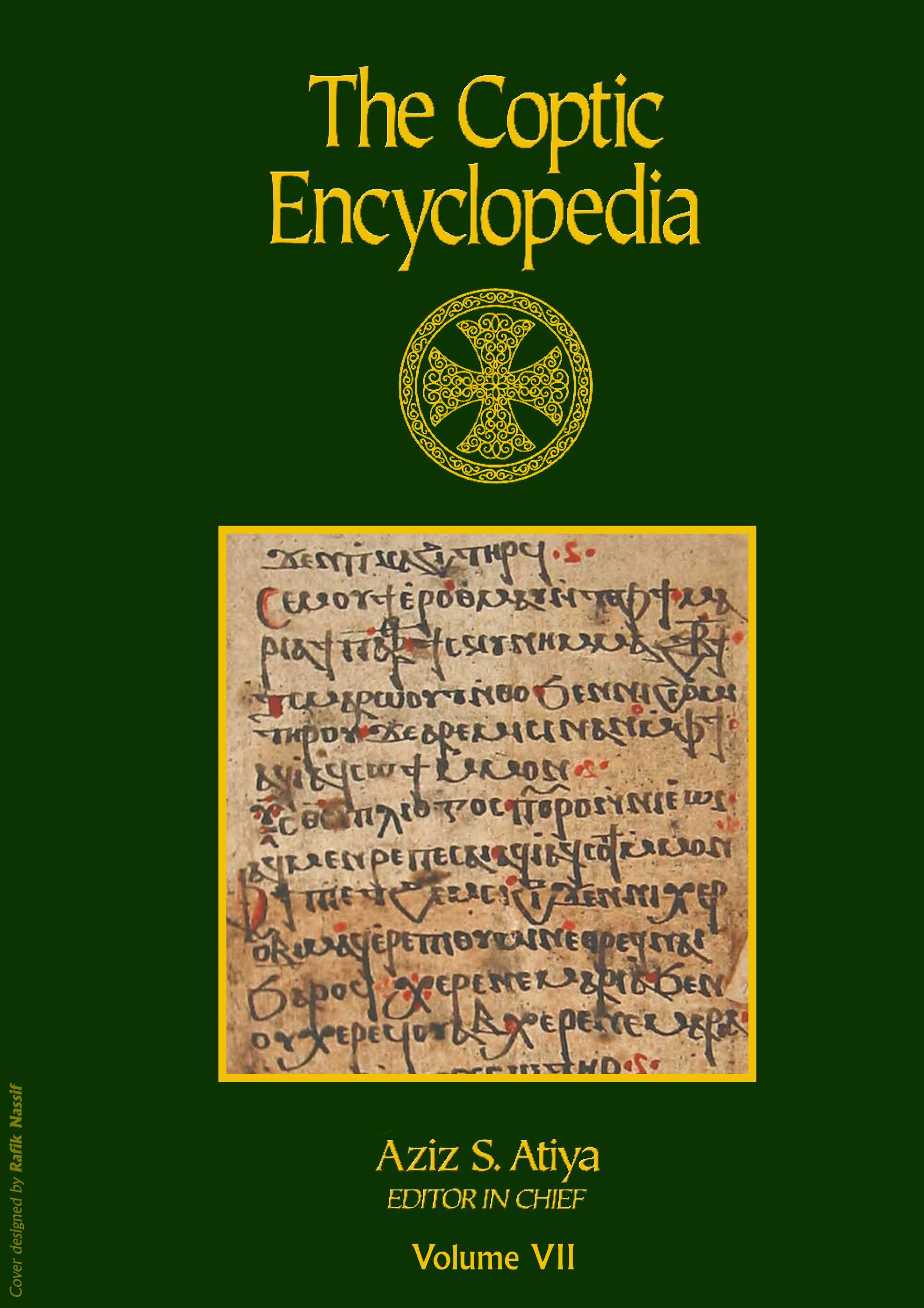Coptic Encyclopaedia Vol 7 Q-Z by Unknown