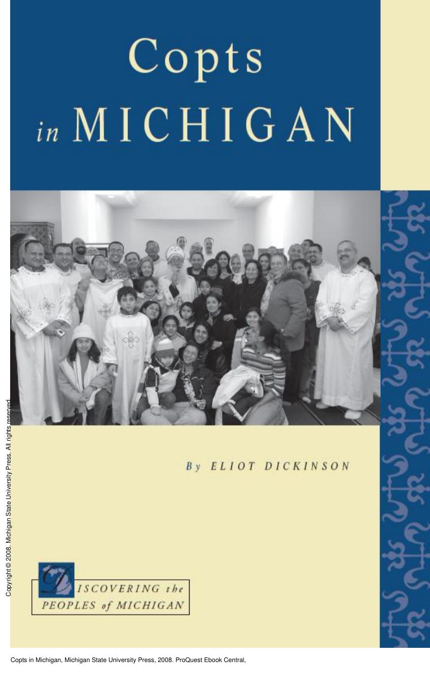 Copts in Michigan by Eliot Dickinson