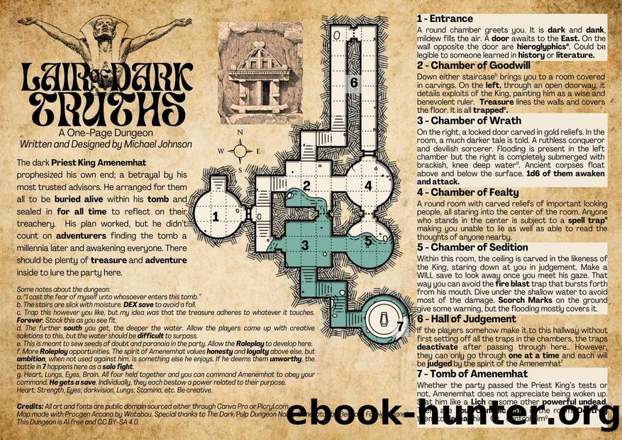 Copy of TTRPG Tri-fold Pamphlet Template by Hugh Lashbrooke by Michael Johnson