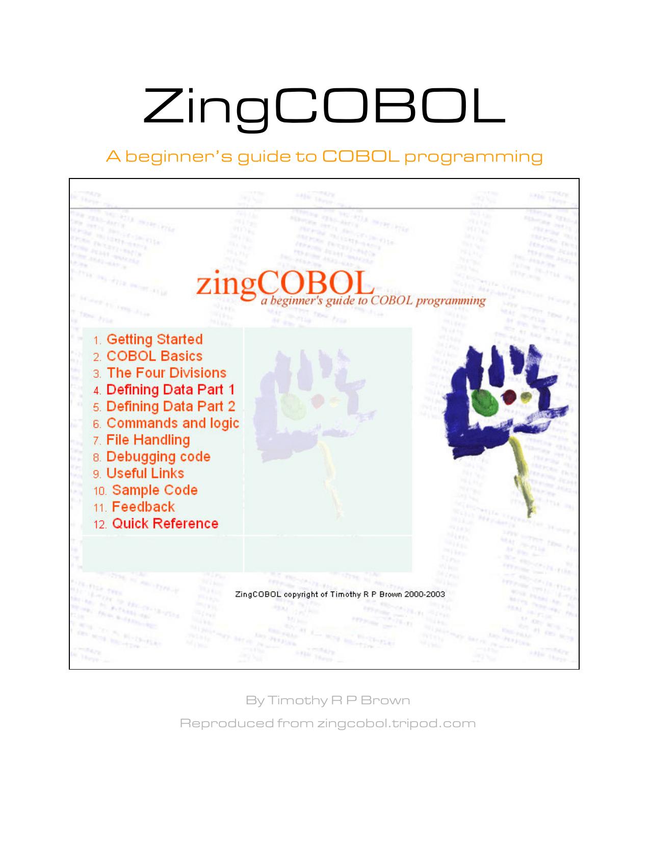 Copy of zingcobol.pdf by Tim