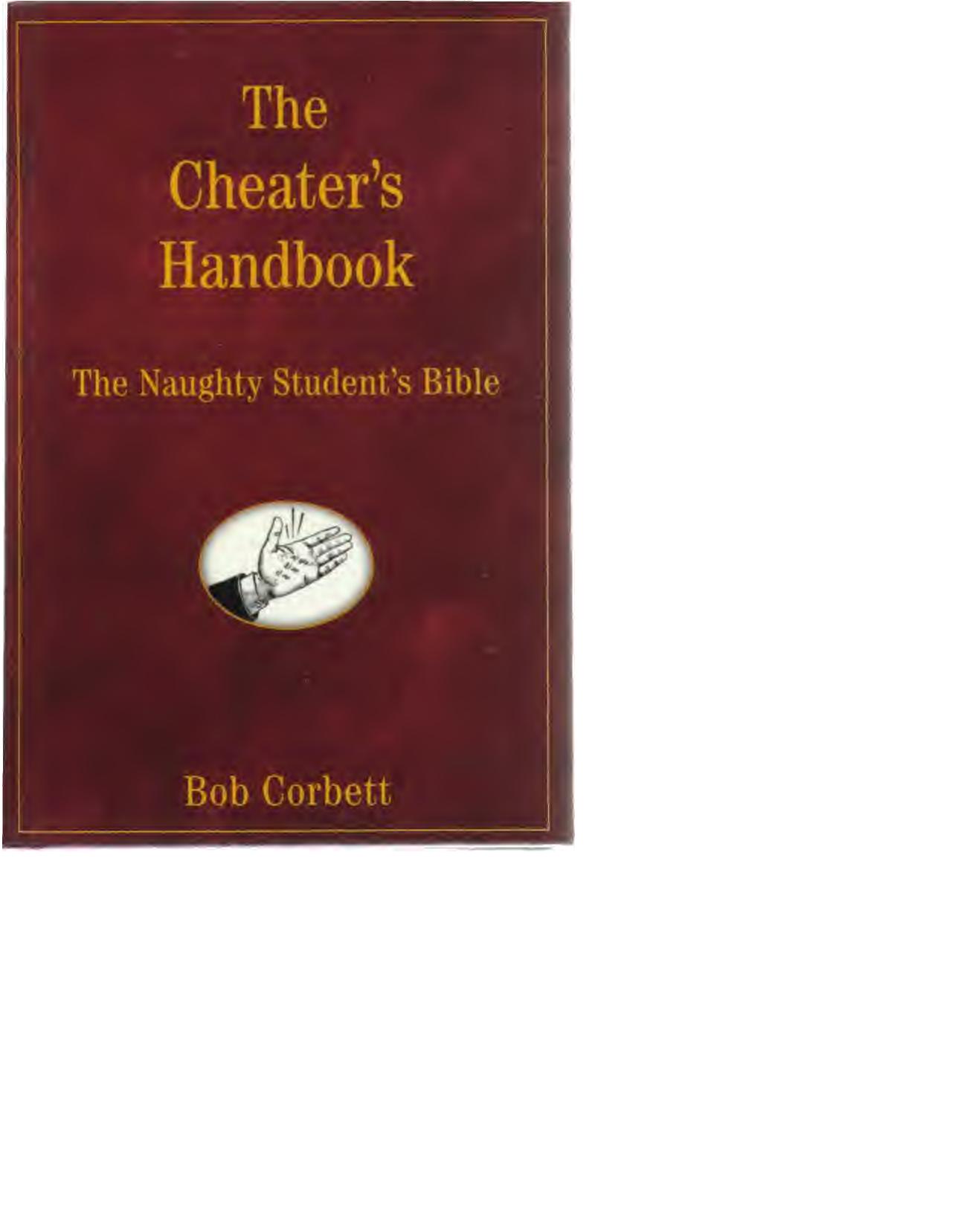 Corbett, The Cheater's Handbook, The Naughty Student's Bible by Unknown