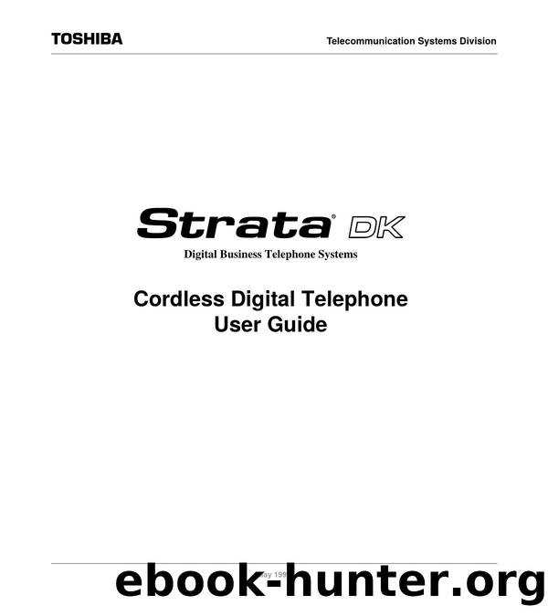 Cordless Telephone User Guide by EZ Manuals