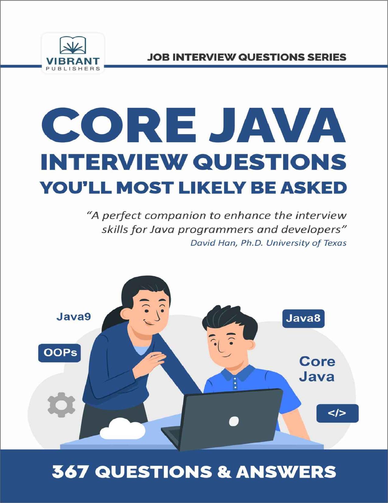Core Java Interview Questions You'll Most Likely Be Asked (Job Interview Questions Series) by Vibrant Publishers