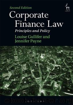 Corporate Finance Law: Principles and Policy by Gullifer Louise & Payne Jennifer