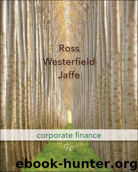 Corporate Finance by Ross Stephen A. & Westerfield Randolph W & Jordan Bradford D
