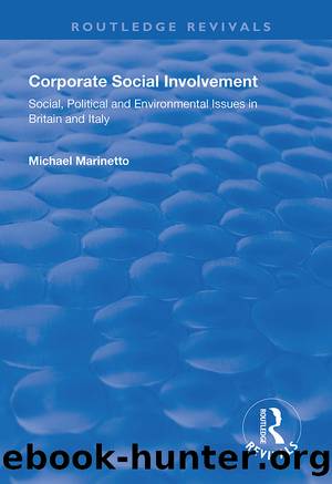 Corporate Social Involvement by Michael Marinetto