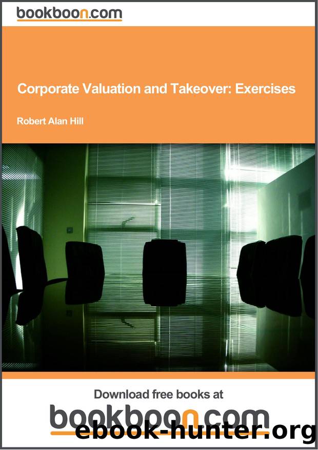 Corporate Valuation and Takeover: Exercises by Bookboon.com