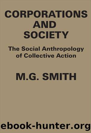 Corporations and Society by M.G. Smith