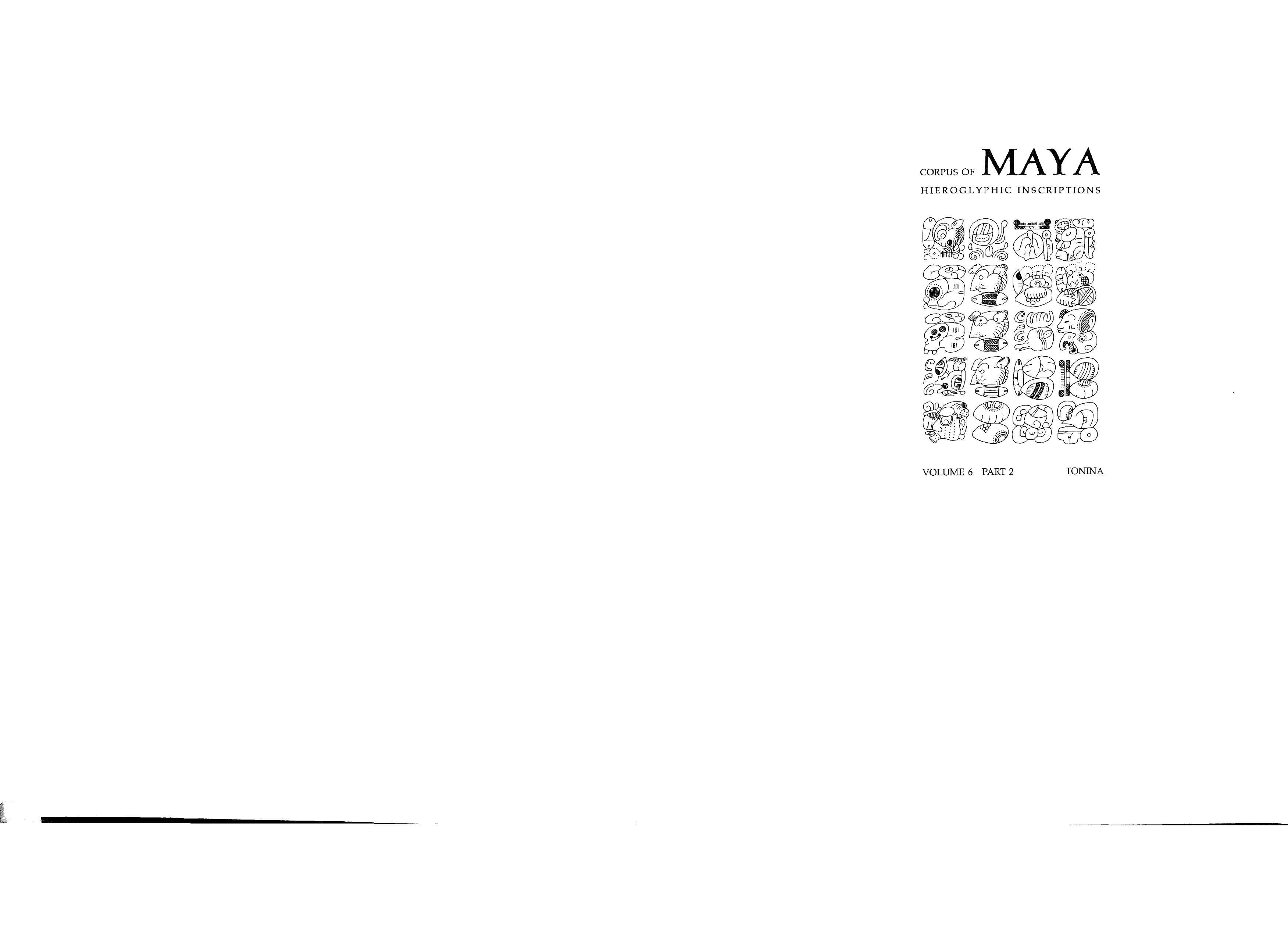 Corpus of Maya Hieroglyphic Inscriptions 6.2 (Tonina) by Ian Graham Peter Mathews