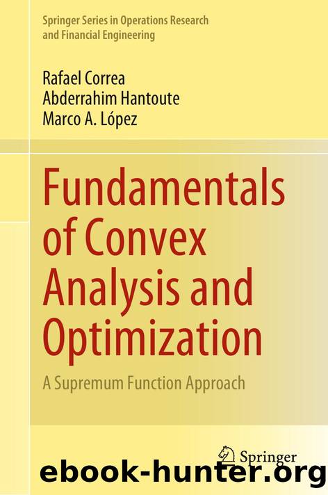 Correa R. Fundamentals of Convex Analysis and Optimization...2023 by Unknown