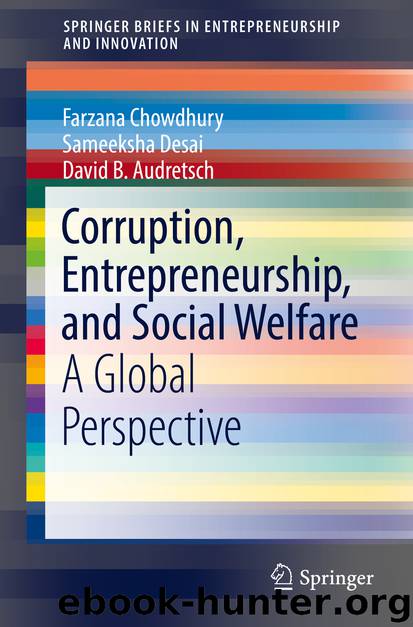Corruption, Entrepreneurship, and Social Welfare by Farzana Chowdhury Sameeksha Desai & David B. Audretsch