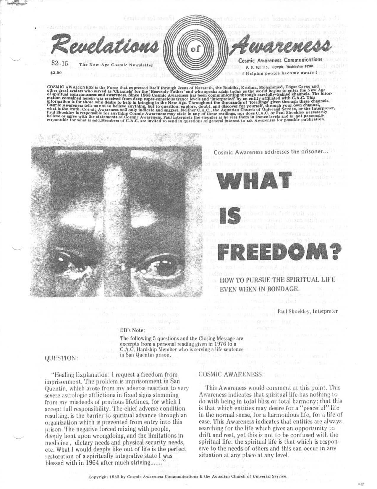 Cosmic-Awareness-1982-15 money-economy-finance-war-family-forecast-prediction-gold-nuclear-religion by Unknown