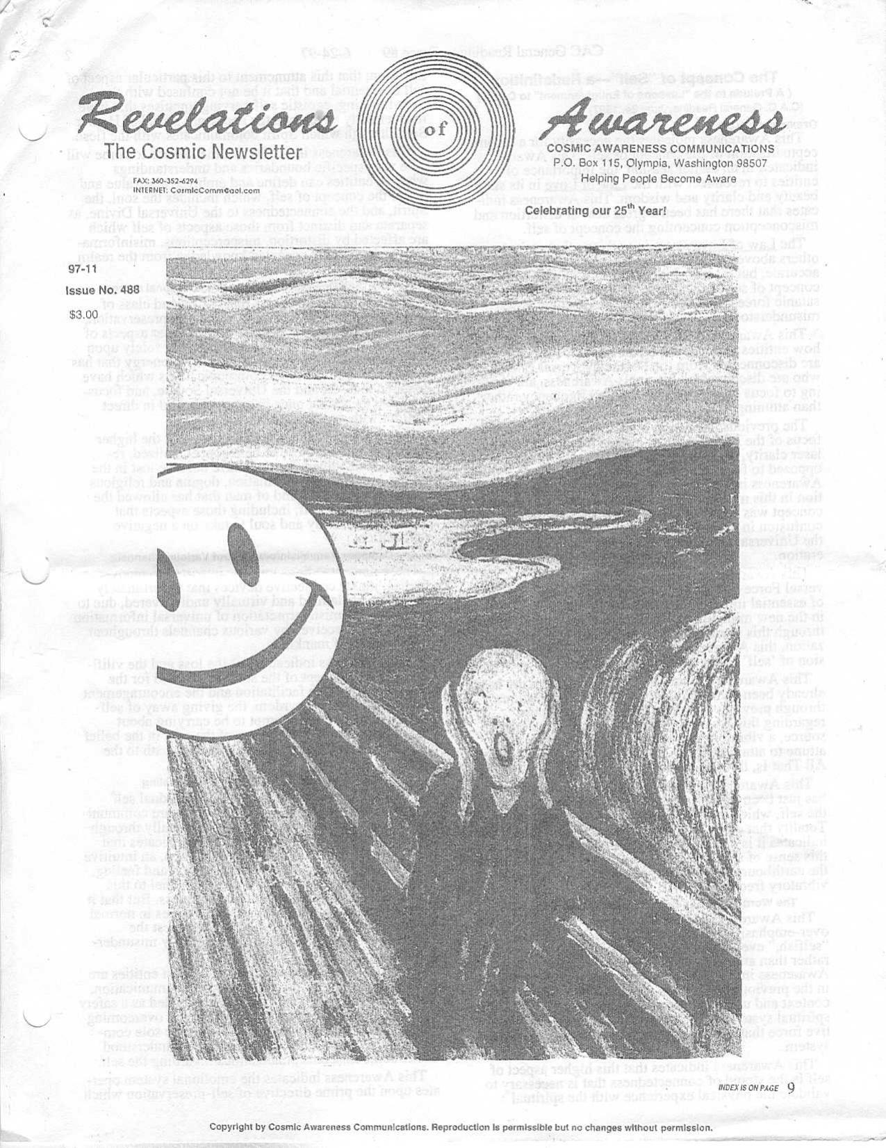 Cosmic-Awareness-1997-11 soul-health-libido-fear-sex-psychology-disease-grace-karma-love by Unknown