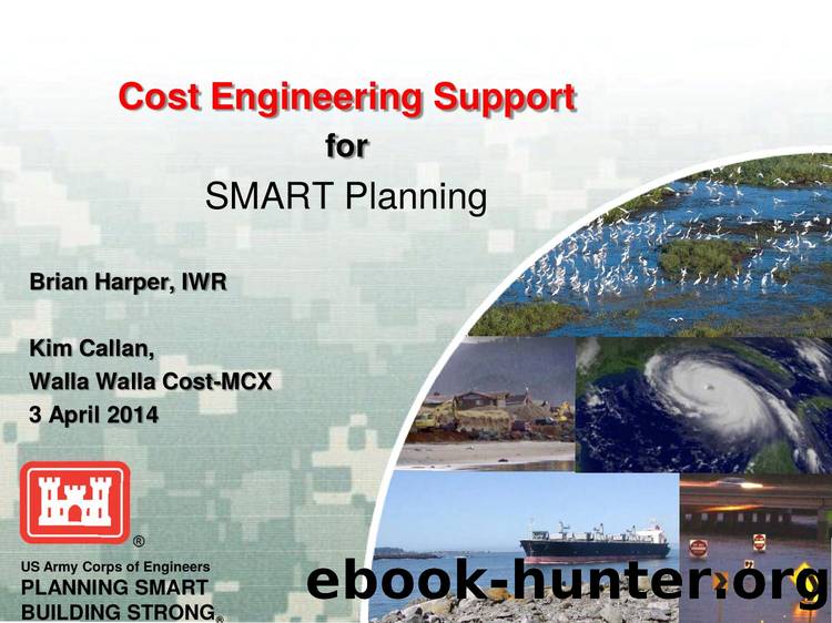 Cost Engineering Support for SMART Planning by Unknown