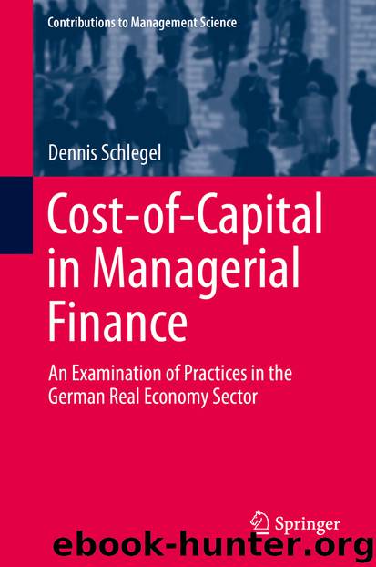 Cost-of-Capital in Managerial Finance by Dennis Schlegel