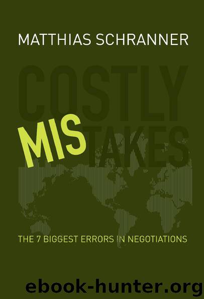 Costly Mistakes by Matthias Schranner