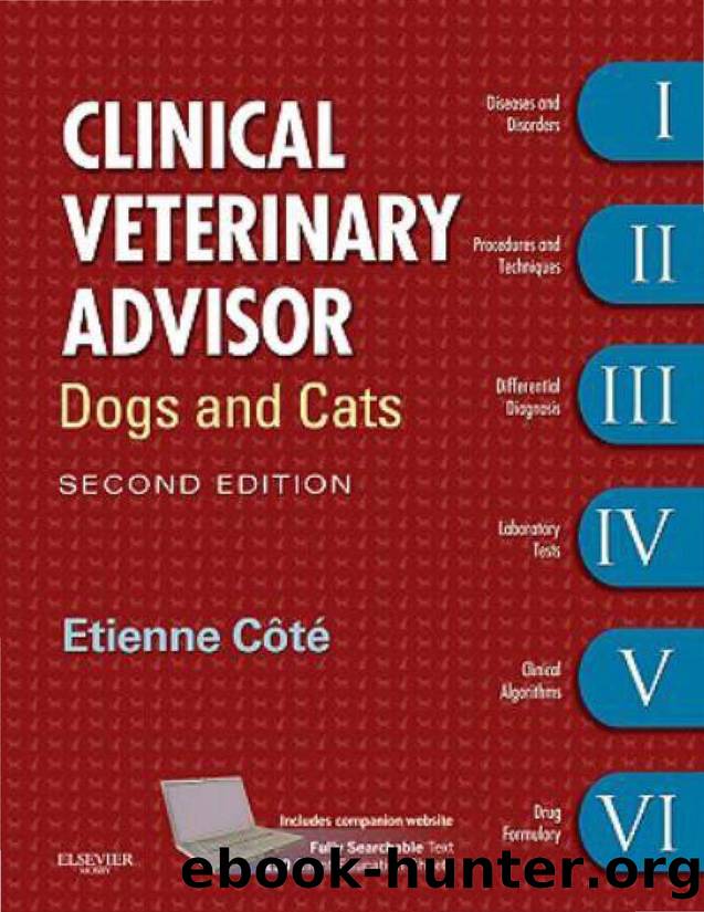 Cote by Veterinary Clinical Advisor Dogs & Cats
