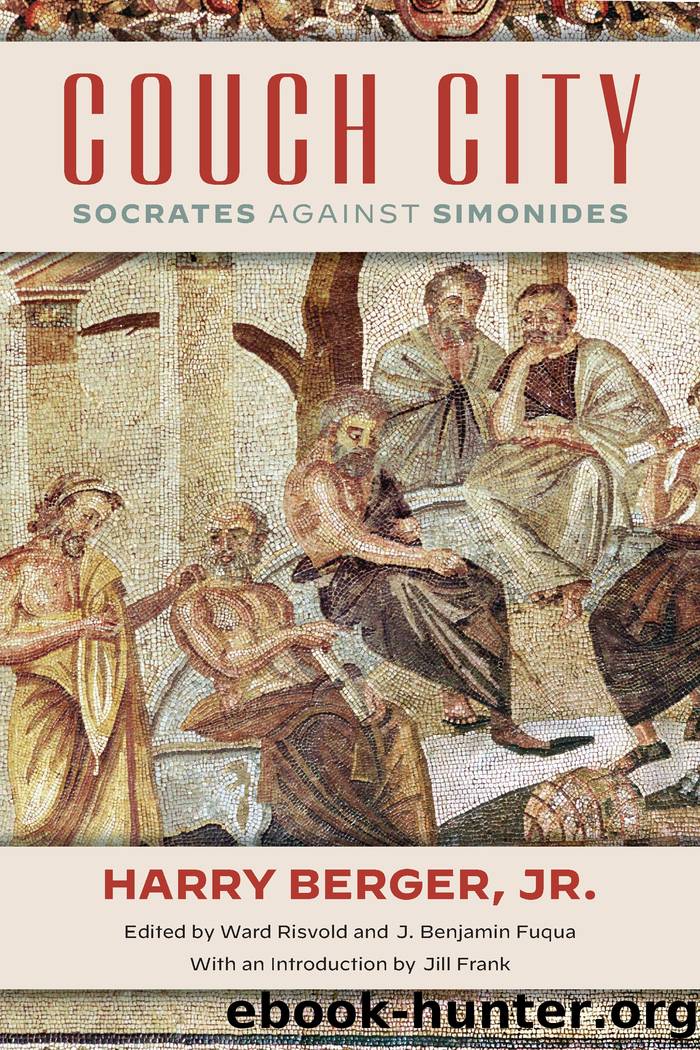 Couch City: Socrates against Simonides by Harry Berger