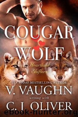 Cougar Hearts Wolf (Heartland Shifters Book 4) by V. Vaughn