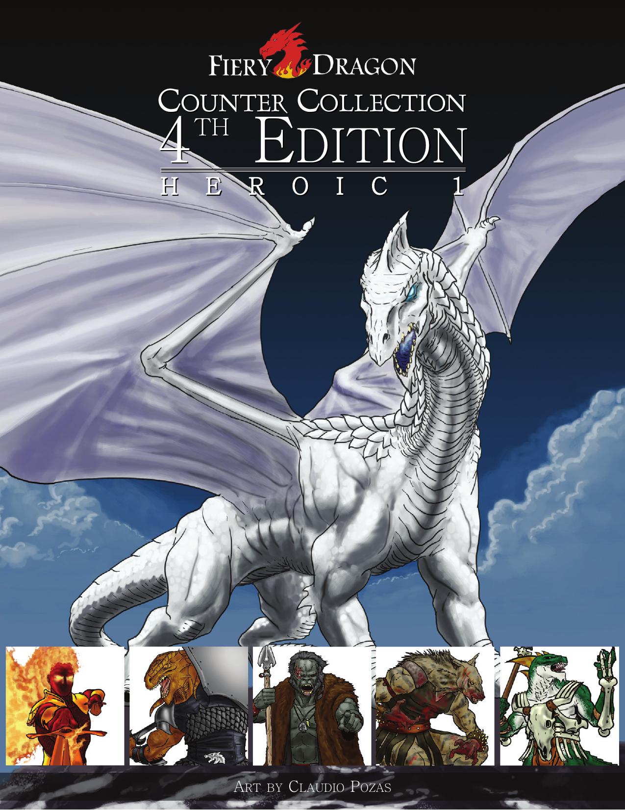 Counter Collection 4th Edition Heroic 1 by Fiery Dragon