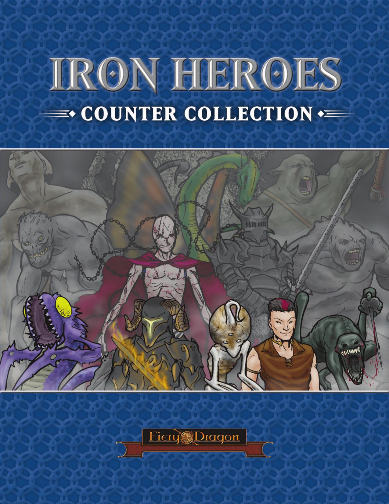 Counter Collection: Iron Heroes by Fiery Dragon