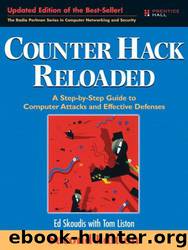 Counter Hack Reloaded: A Step-By-Step Guide to Computer Attacks and Effective Defenses by Ed Skoudis; Tom Liston