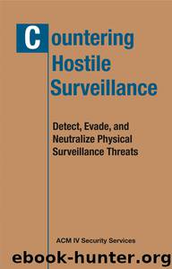 Countering Hostile Surveillance: Detect, Evade and Neutralize Physical Surveillance Threats by ACM IV Security Services
