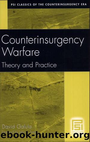 Counterinsurgency Warfare by David Galula
