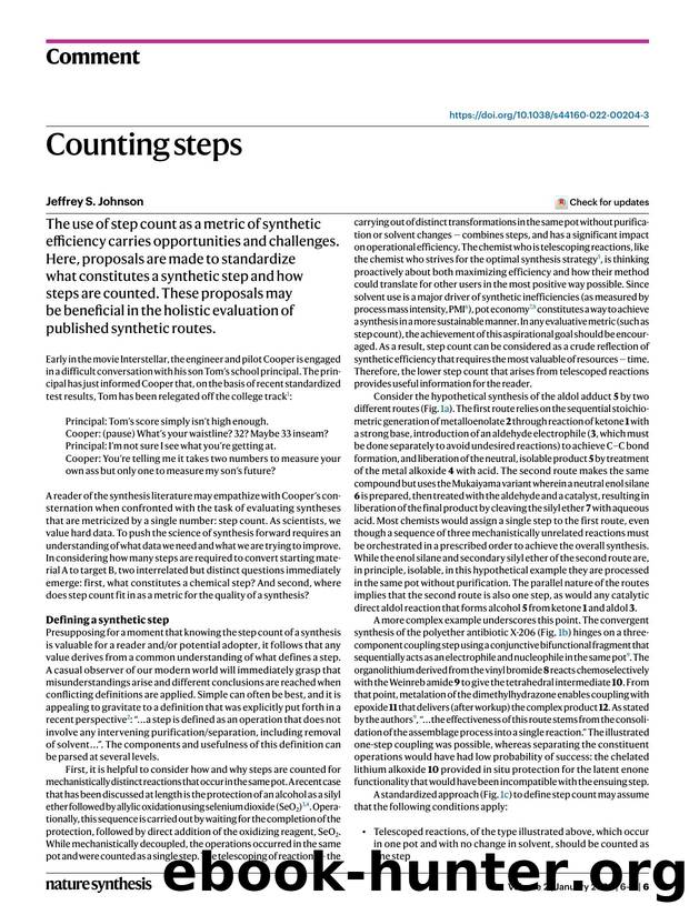 Counting steps by Jeffrey S. Johnson