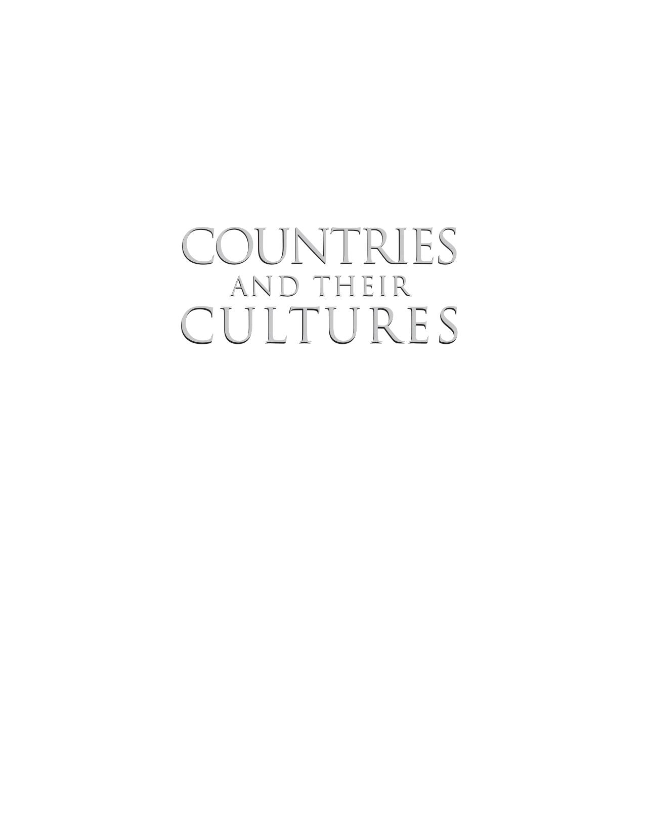 Countries and their cultures. Vol.2 - Denmark - Kyrgyzstan by Ember Carol R.; Ember Melvin