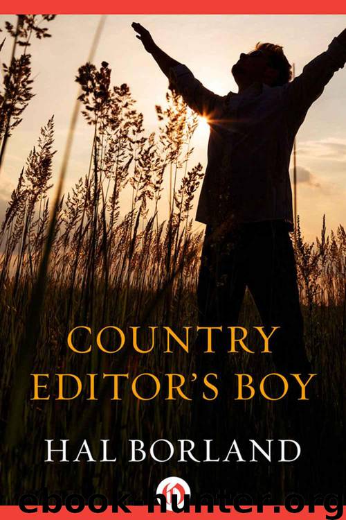 Country Editor's Boy by Borland Hal