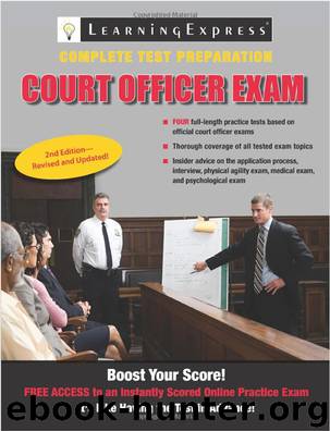 Court Officer Exam by Learning Express LLC