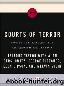 Courts of Terror by Telford Taylor